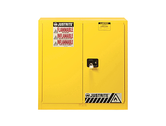 Sure-Grip® EX Flammable Safety Cabinet,90 gallon,2 self-close doors. Sure-Grip® EX Flammable Safety Cabinet,90 gallon,2 self-close doors.