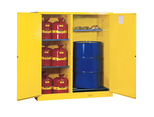 Sure-Grip® EX Flammable Safety Cabinet,90 gallon,2 self-close doors. Sure-Grip® EX Flammable Safety Cabinet,90 gallon,2 self-close doors.